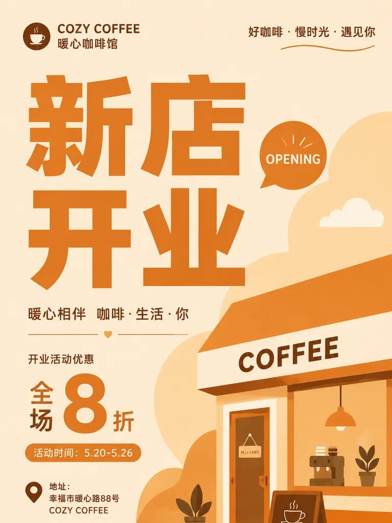 宣传海报示例(AI 生成)